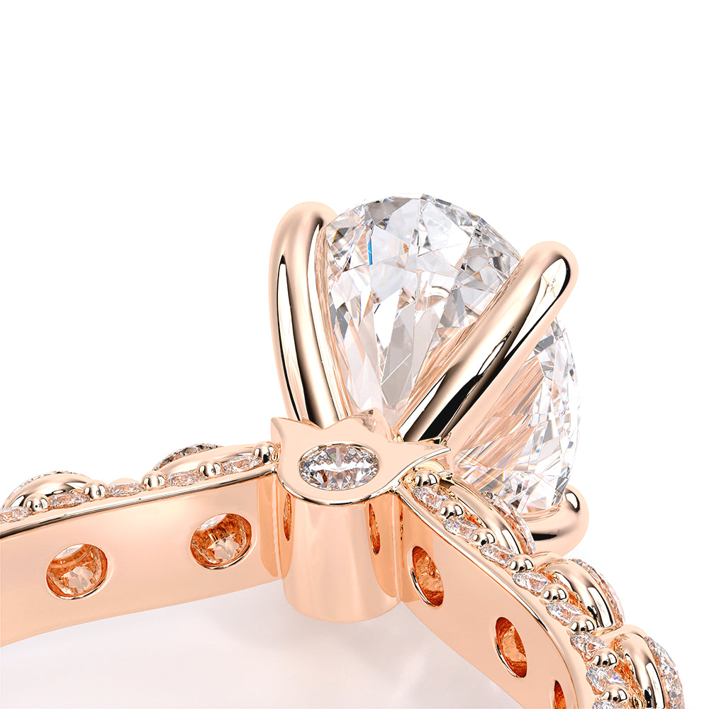 Couture-0488ov25-14k Rose Gold Oval