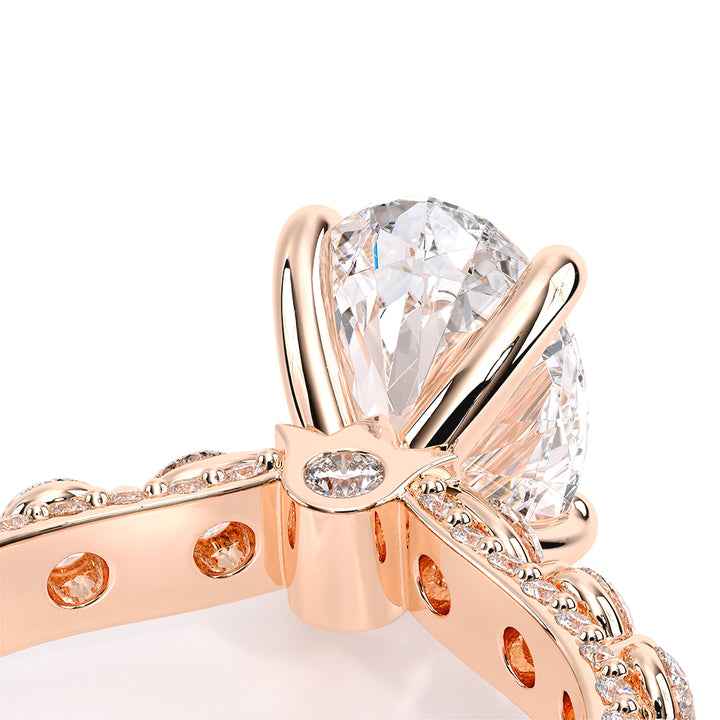 Couture-0488ov25-14k Rose Gold Oval