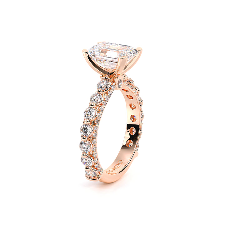 Couture-0488EM25-18K Rose Gold Emerald