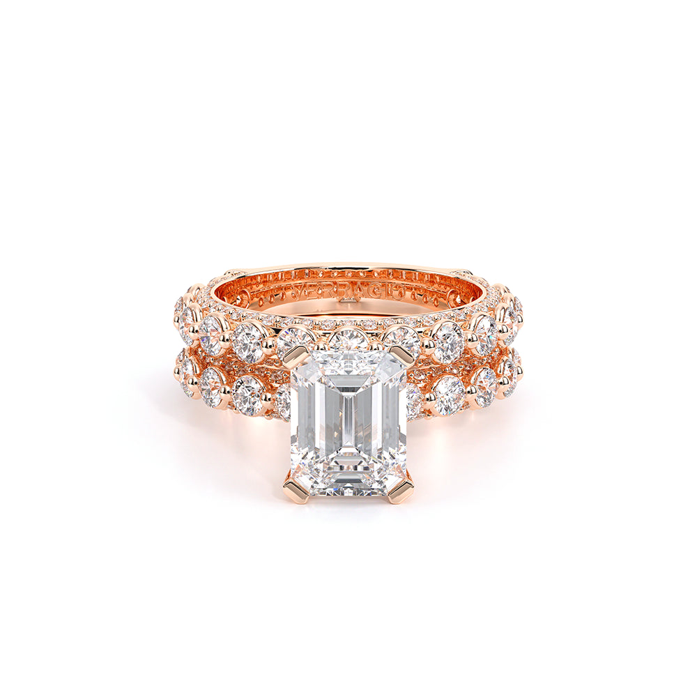 Couture-0488EM25-18K Rose Gold Emerald