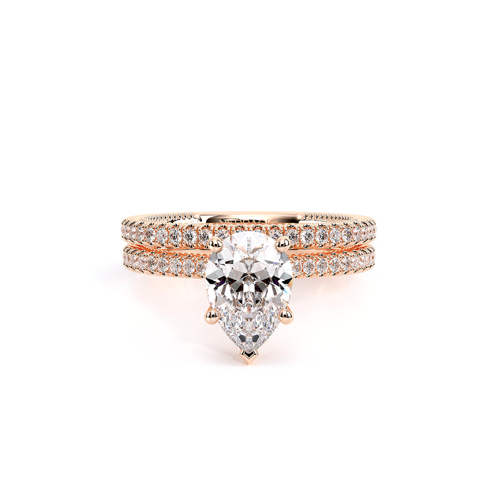 Renaissance-992PS13-14K Rose Gold Pear
