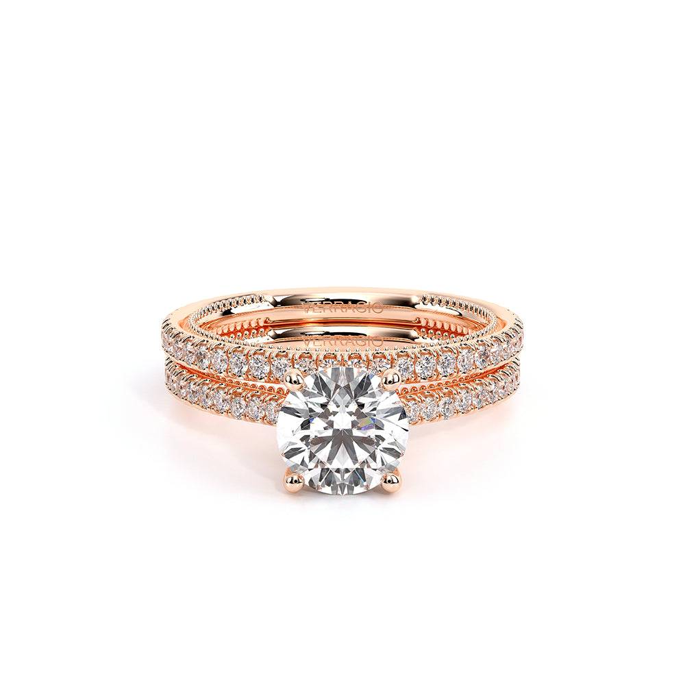 Renaissance-992R13-18K Rose Gold Round