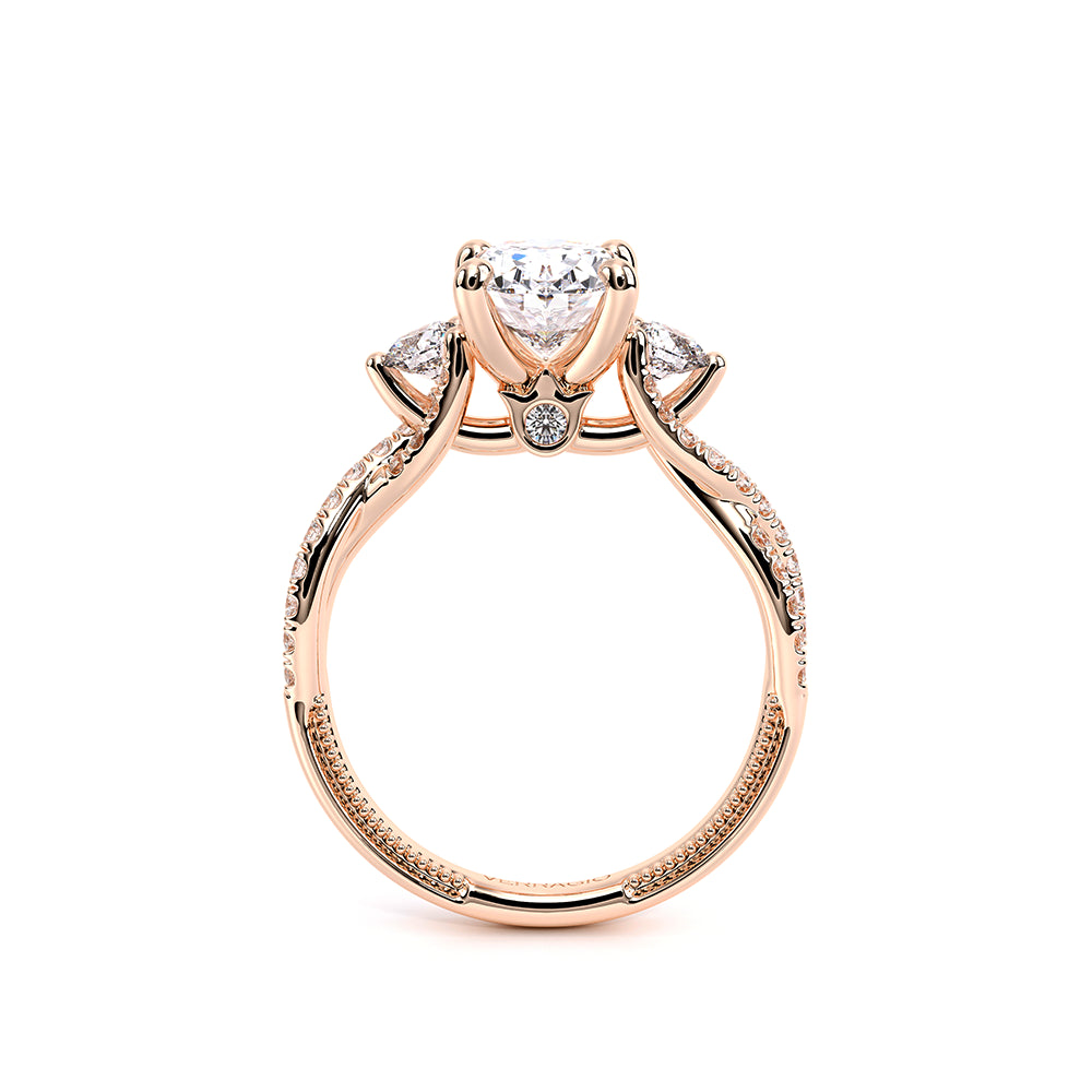 Renaissance-962-3OV12-14K Rose Gold Oval