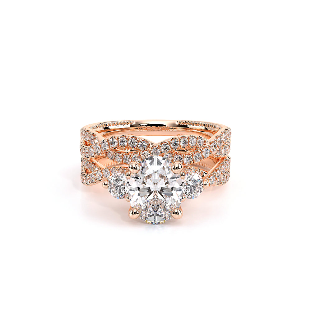 Renaissance-962-3OV12-14K Rose Gold Oval