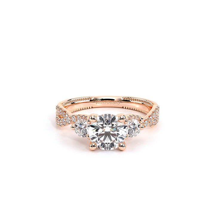 Renaissance-962-3R12-14K Rose Gold Round