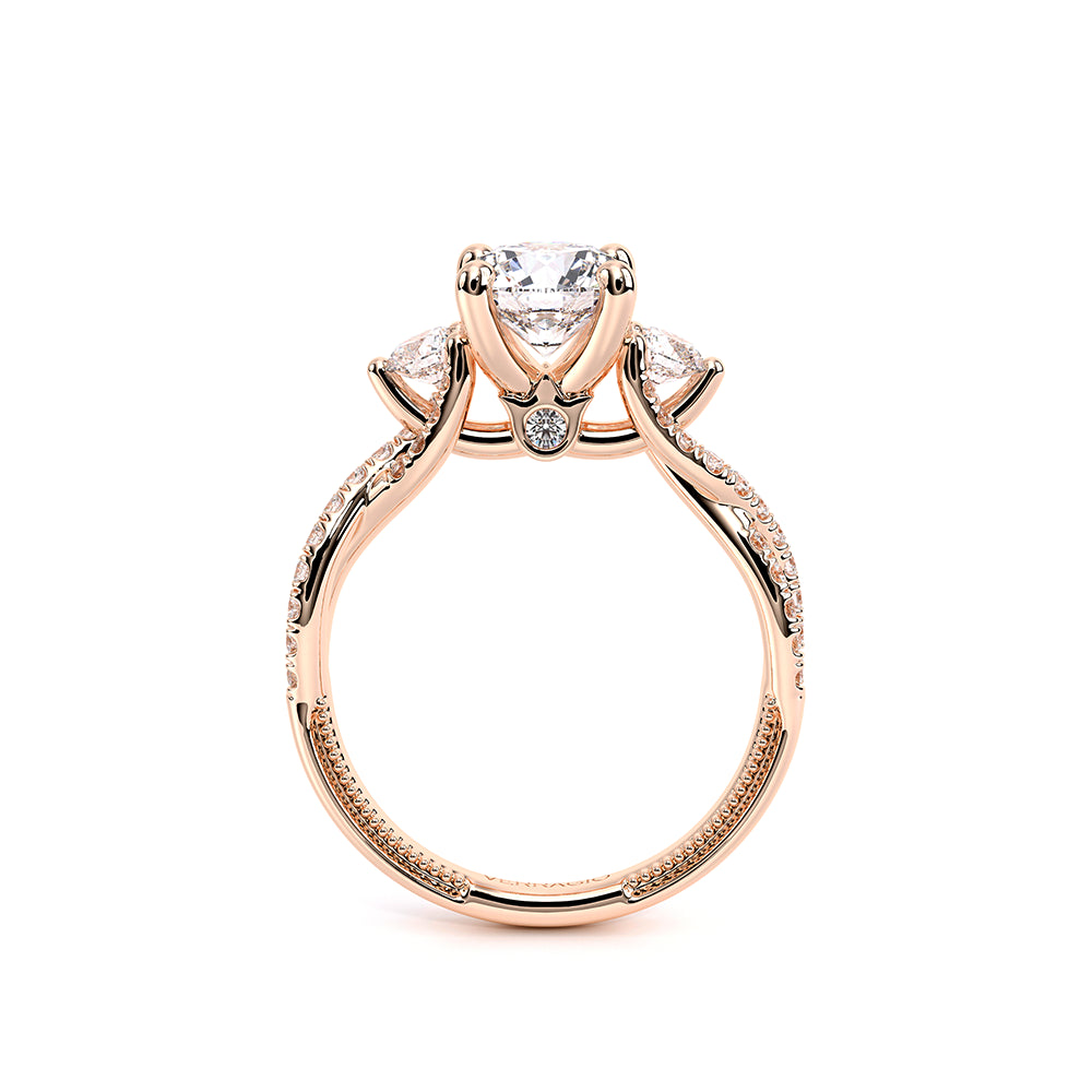 Renaissance-962-3R12-18K Rose Gold Round