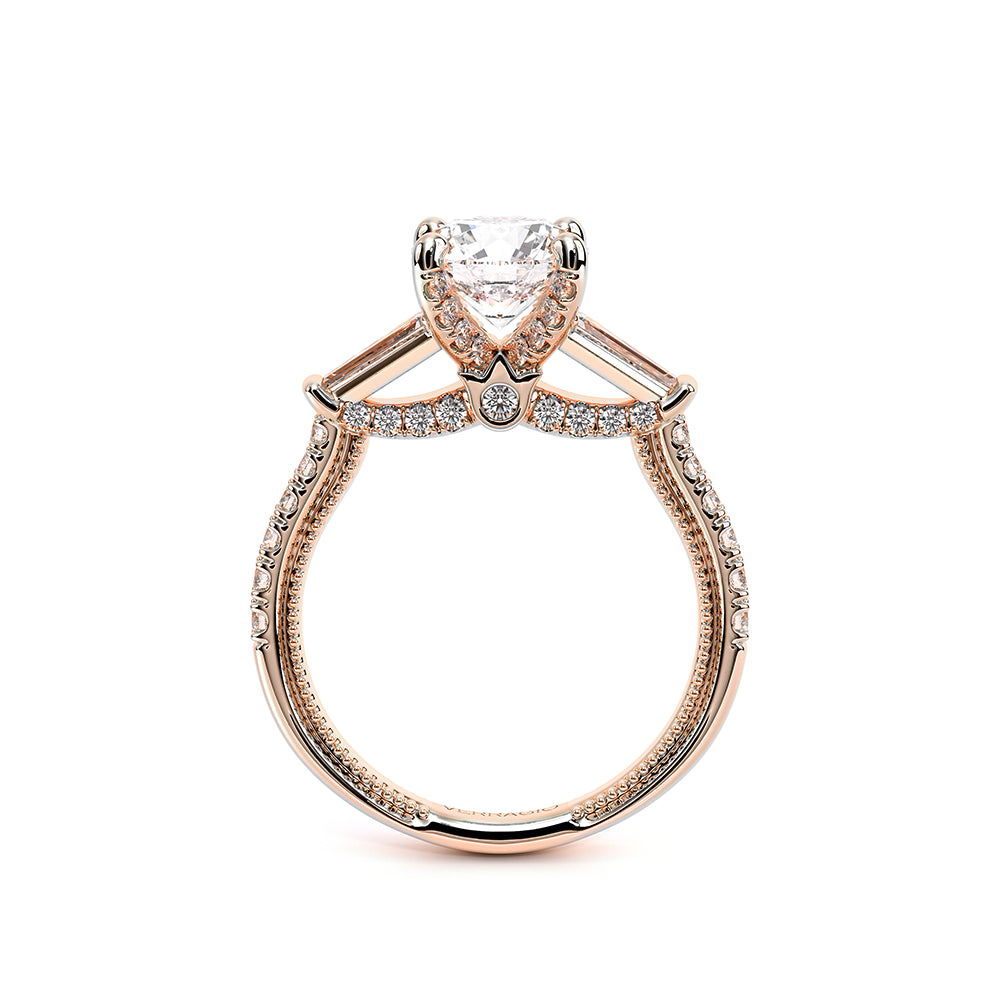 Renaissance-991R15-14K Rose Gold Round