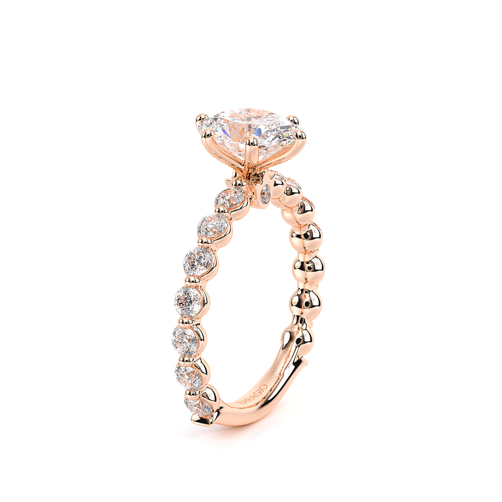 Renaissance-989OV25-14K Rose Gold Oval