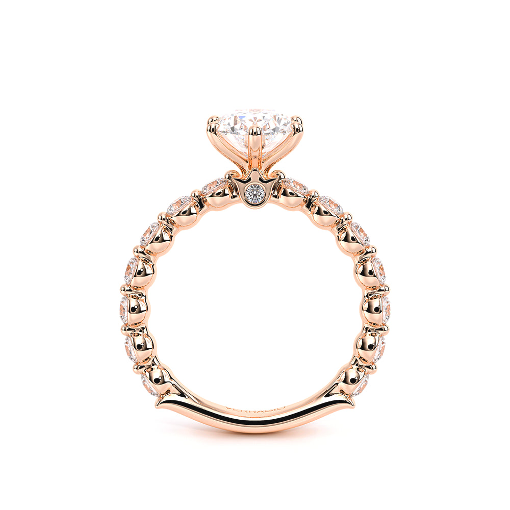Renaissance-989OV25-18K Rose Gold Oval