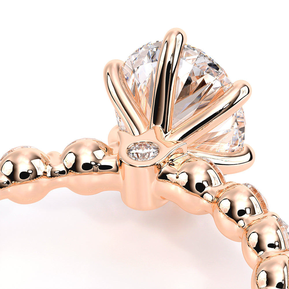 Renaissance-989OV25-14K Rose Gold Oval