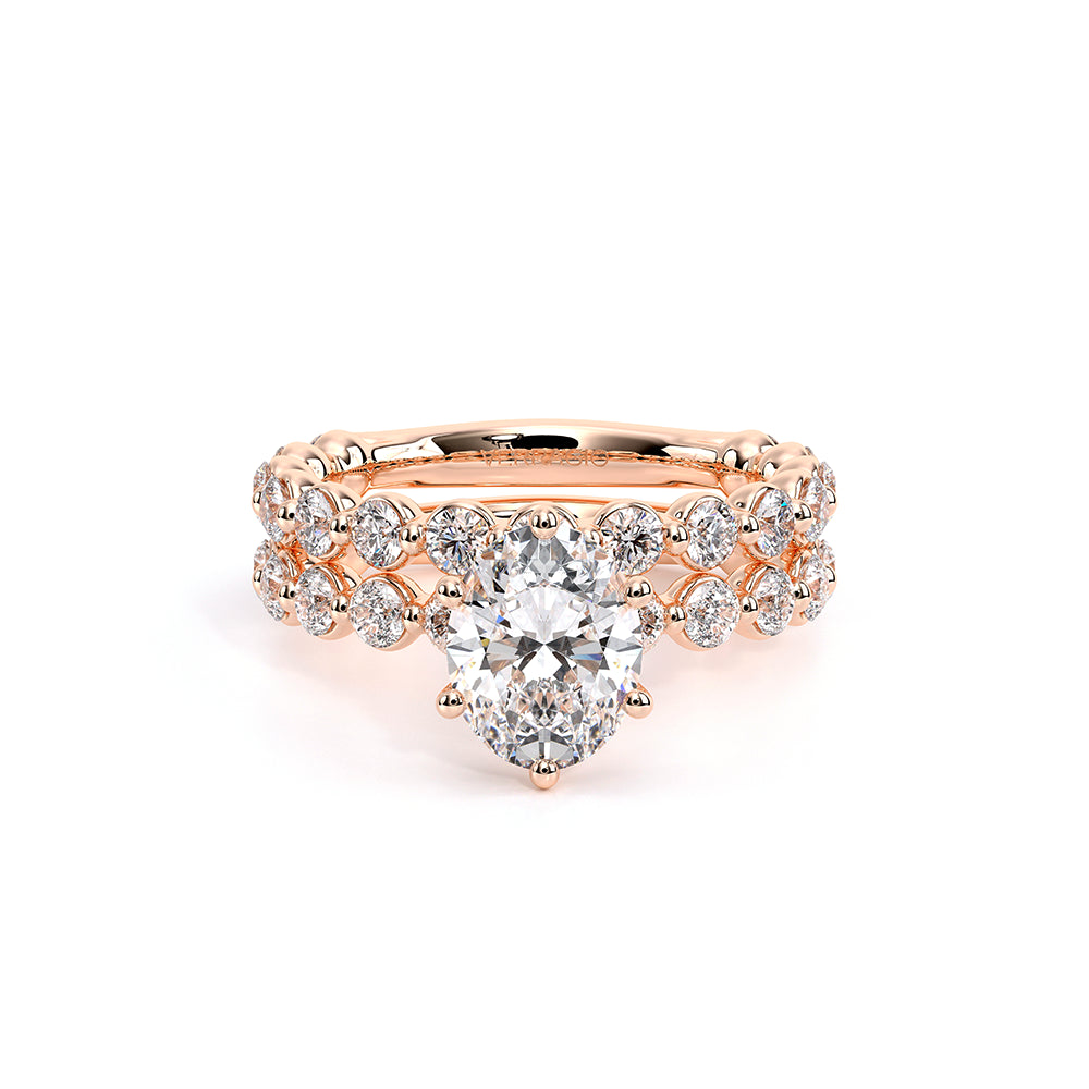 Renaissance-989OV25-14K Rose Gold Oval