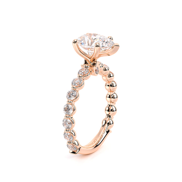 Renaissance-989PS25-18K Rose Gold Pear