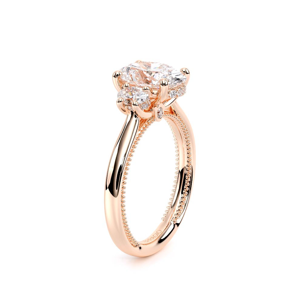 Renaissance-993OV-S-14K Rose Gold Oval