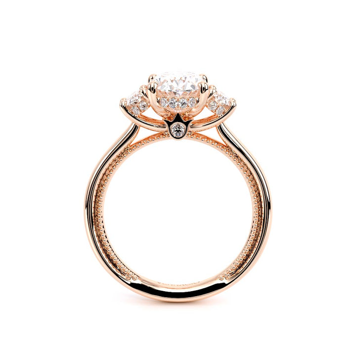 Renaissance-993OV-S-14K Rose Gold Oval