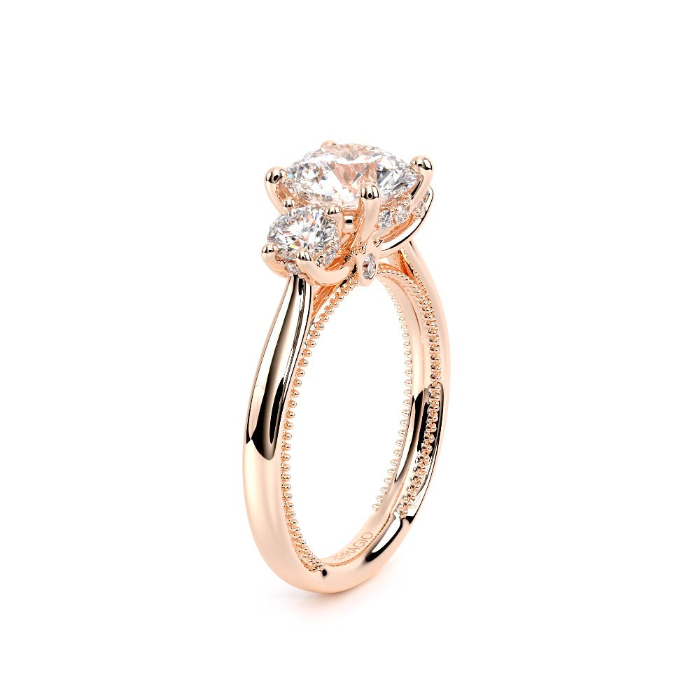 Renaissance-993R-S-18K Rose Gold Round