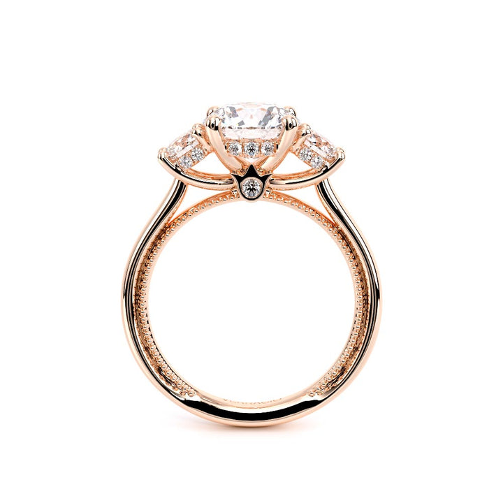 Renaissance-993R-S-14K Rose Gold Round