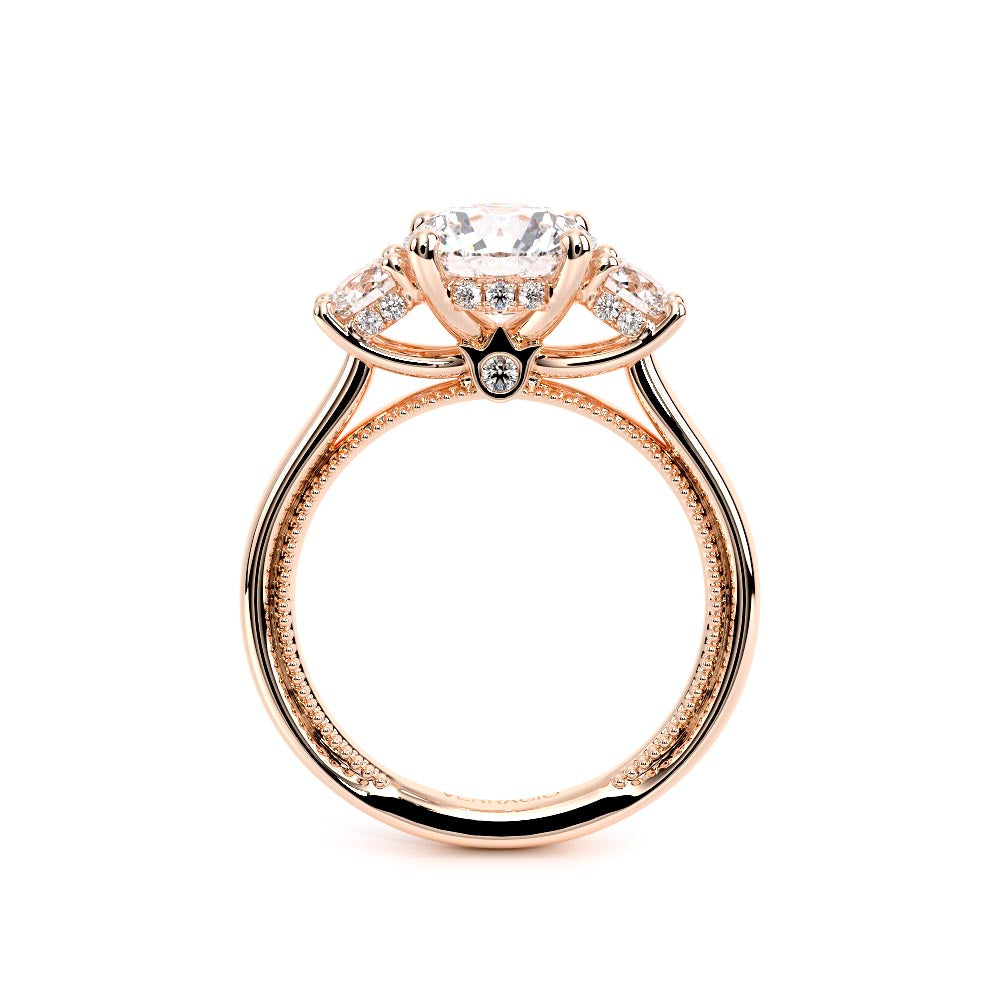 Renaissance-993R-S-18K Rose Gold Round
