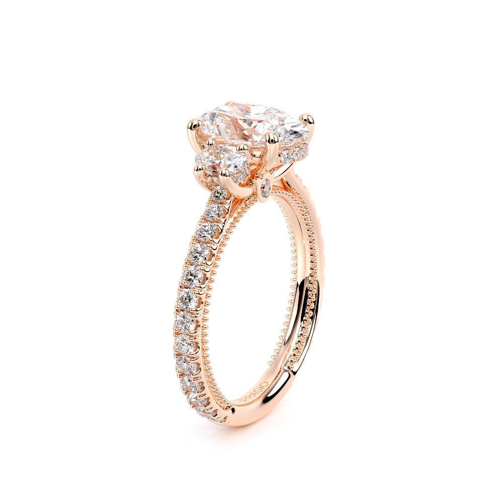 Renaissance-993OV17-14K Rose Gold Oval