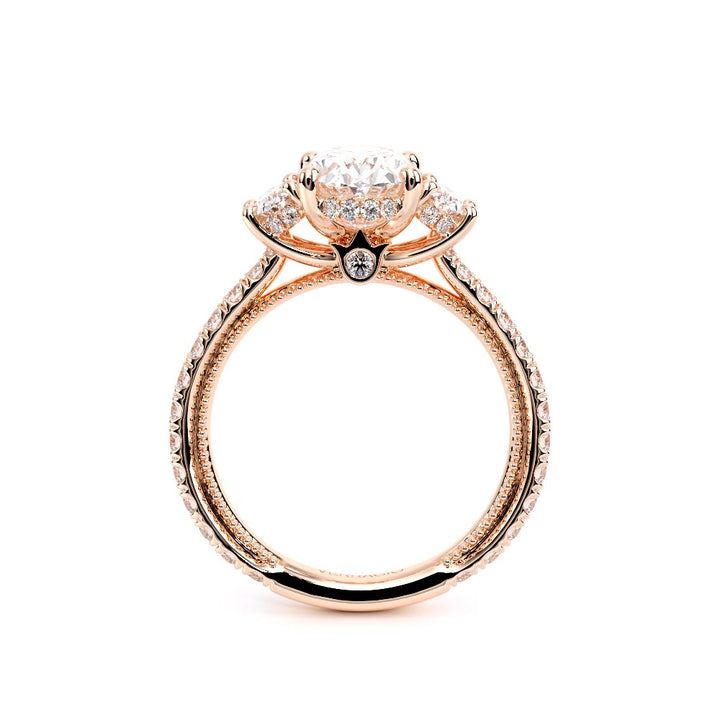 Renaissance-993OV17-14K Rose Gold Oval