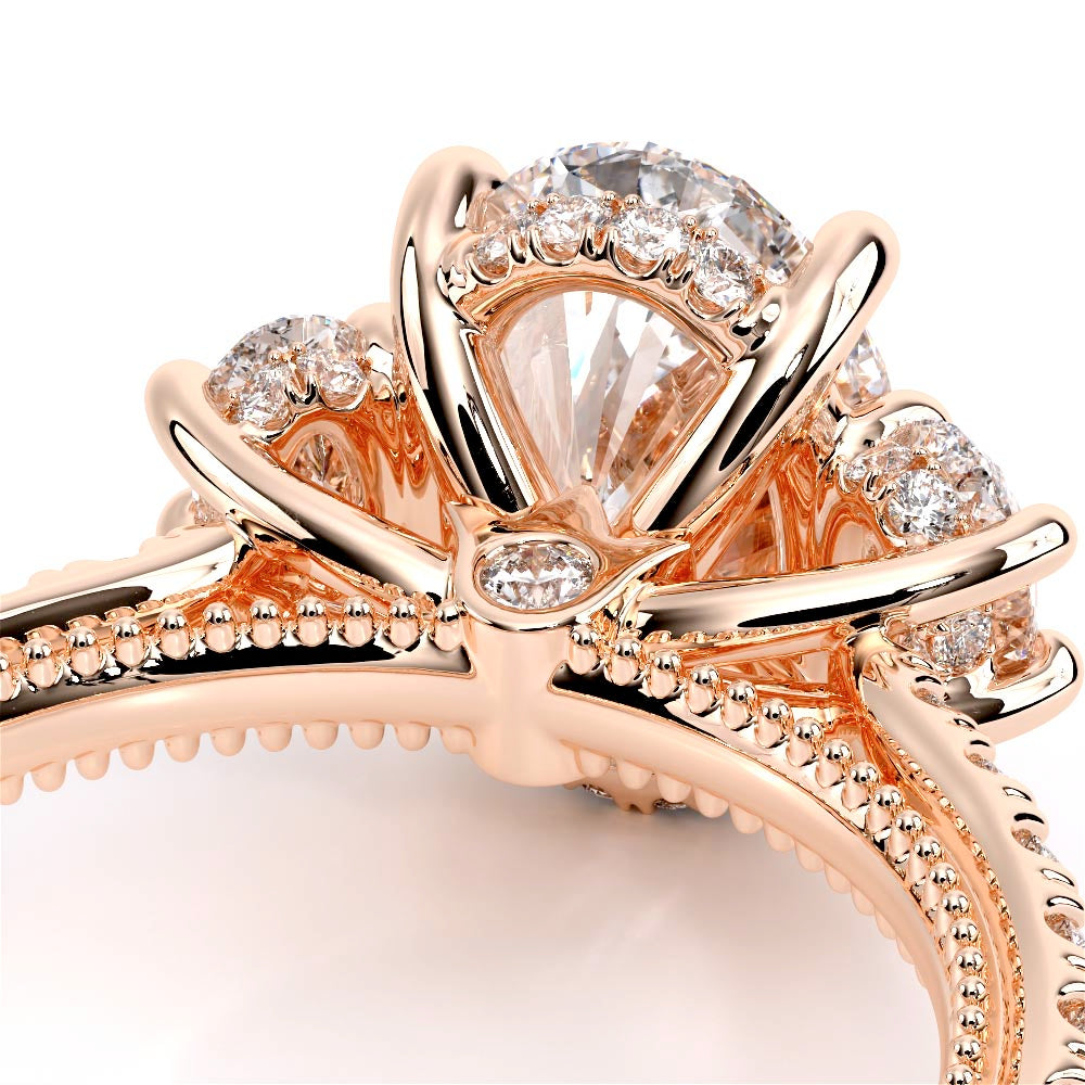 Renaissance-993OV17-18K Rose Gold Oval