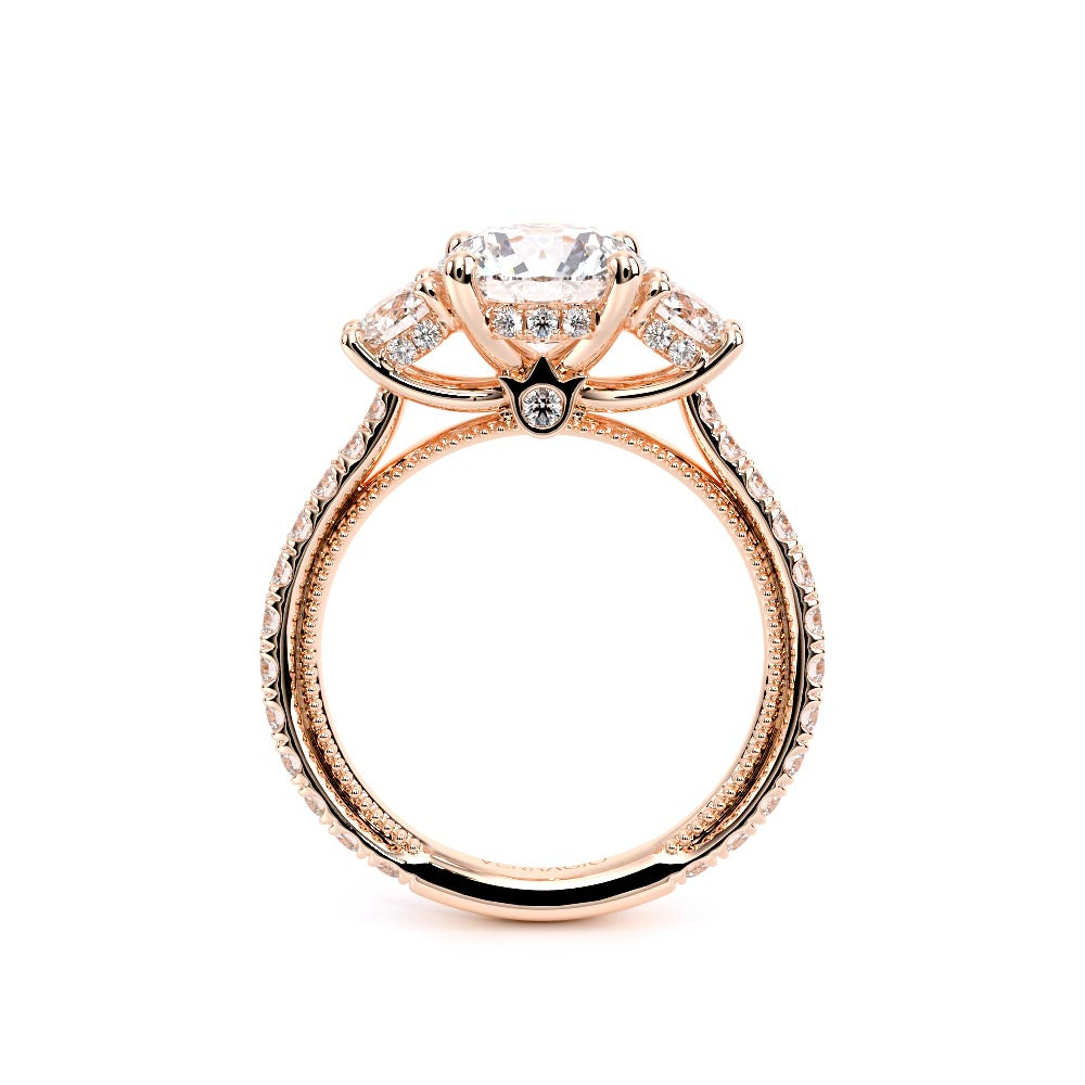 Renaissance-993R17-14K Rose Gold Round