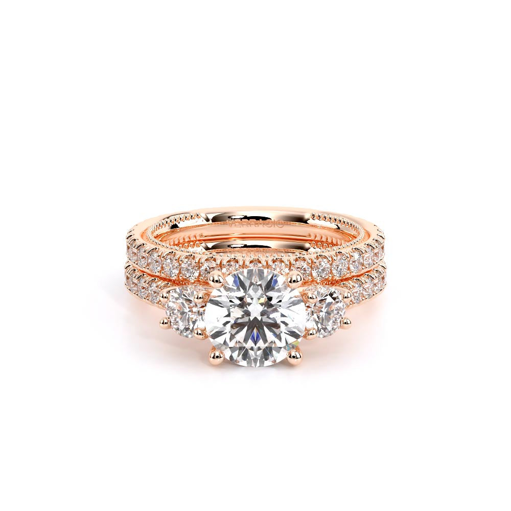 Renaissance-993R17-14K Rose Gold Round