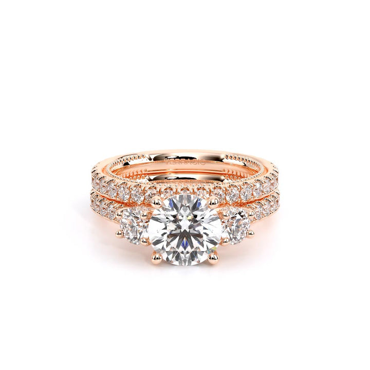 Renaissance-993R17-14K Rose Gold Round
