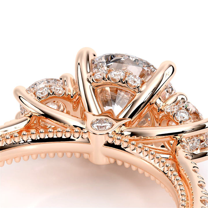 Renaissance-993R17-14K Rose Gold Round