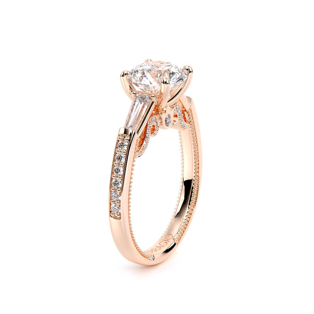 Insignia-7110R-14K Rose Gold Round