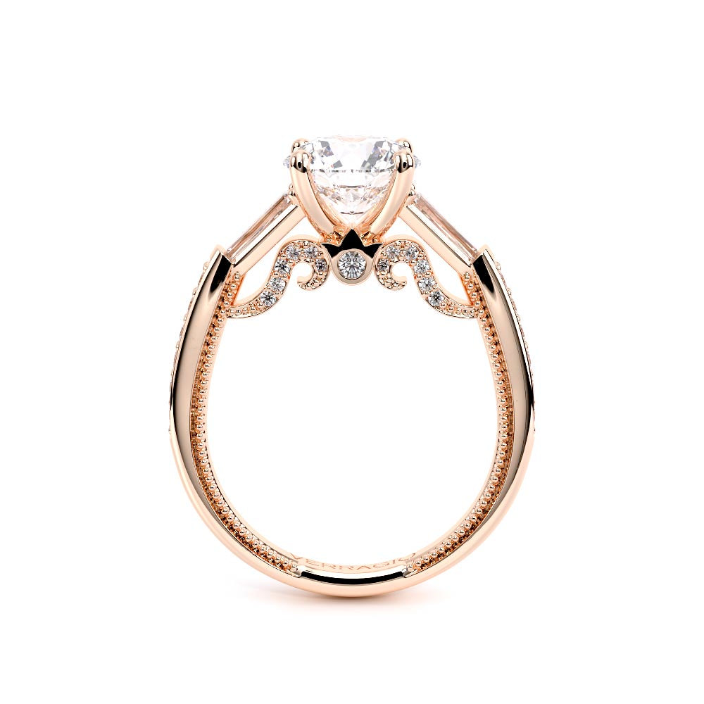 Insignia-7110R-14K Rose Gold Round