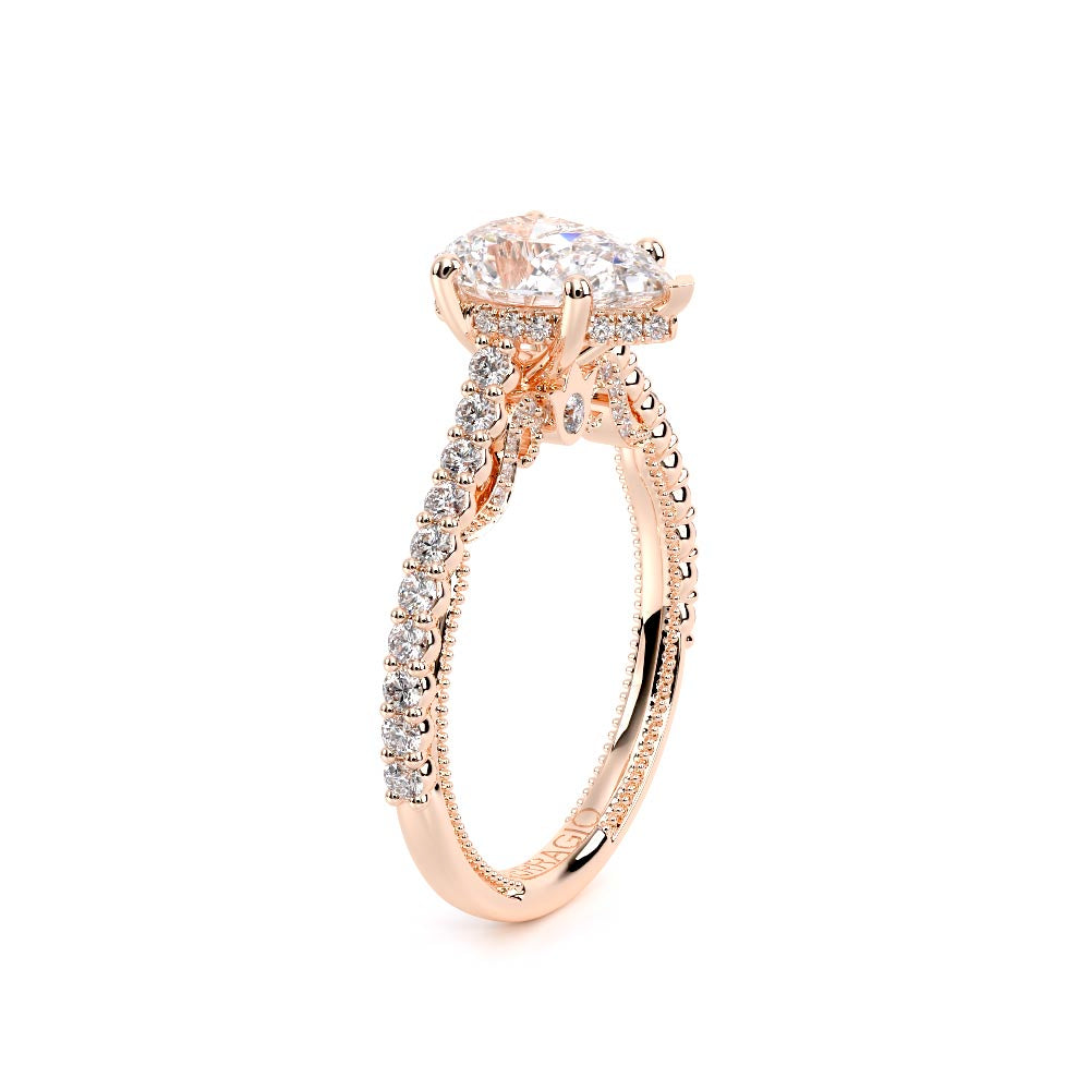 Insignia-7111ps-14k Rose Gold Pear