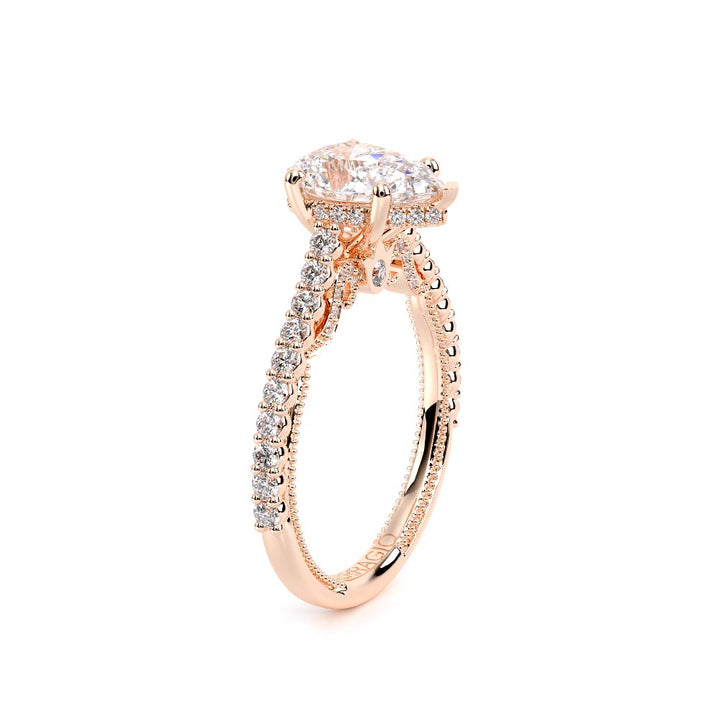 Insignia-7111ps-14k Rose Gold Pear