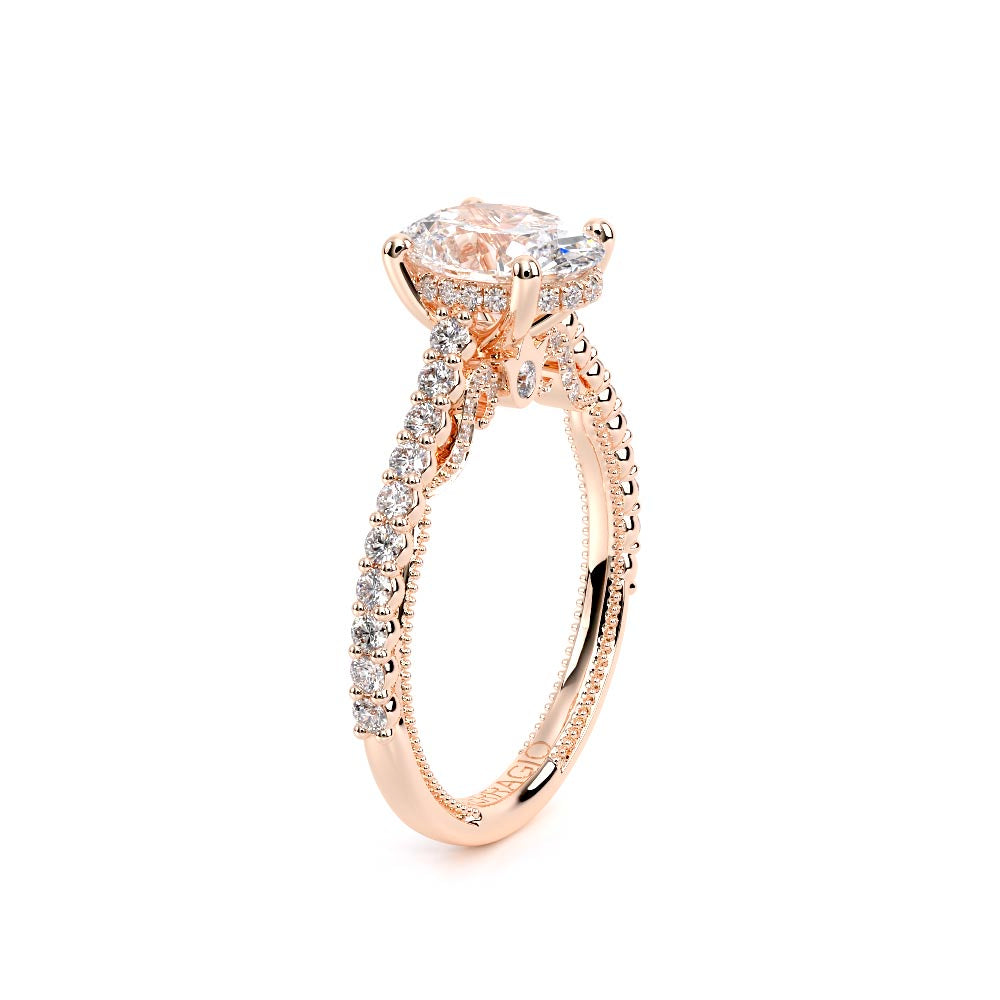 Insignia-7111ov-14k Rose Gold Oval