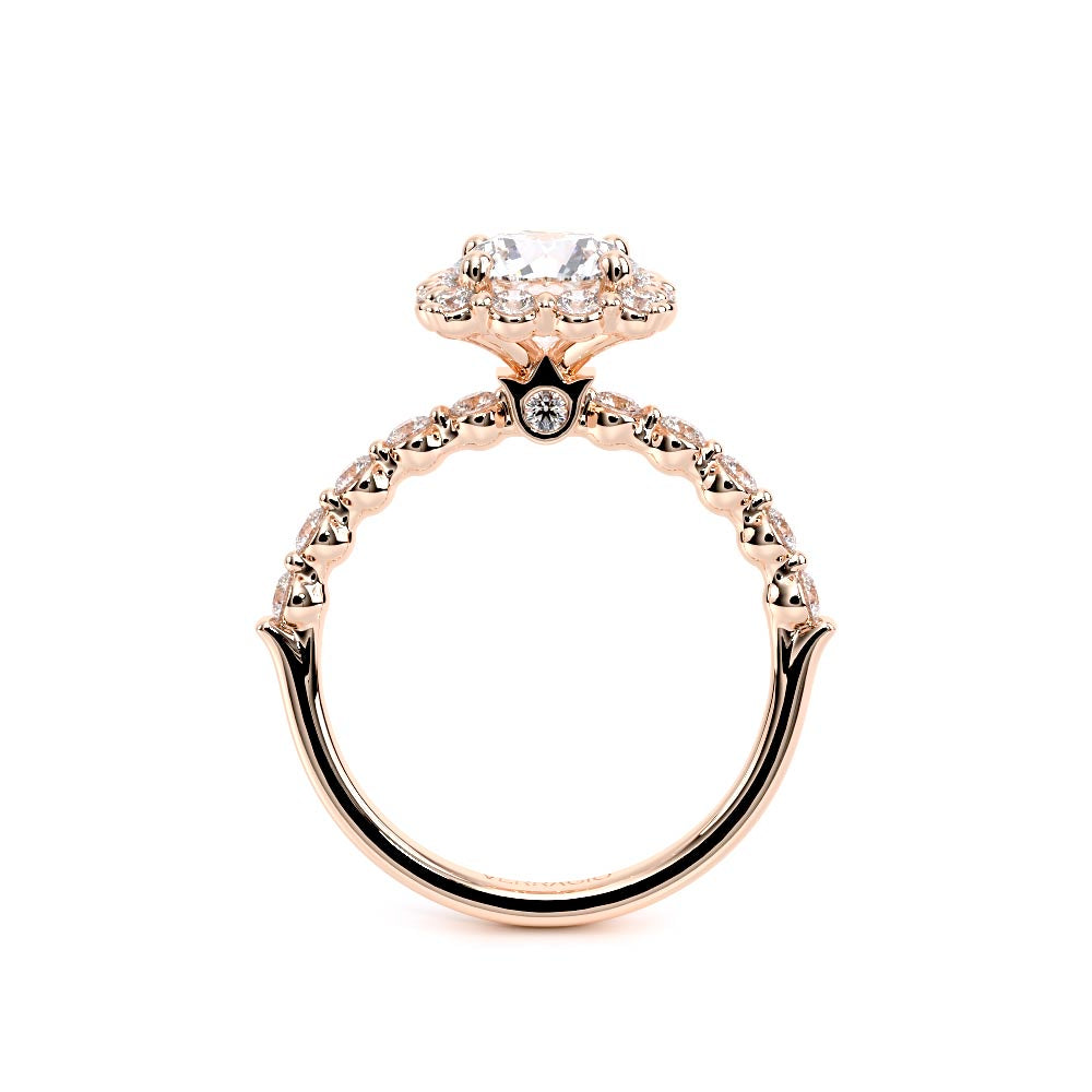 Renaissance-990CU20-14K Rose Gold Cushion