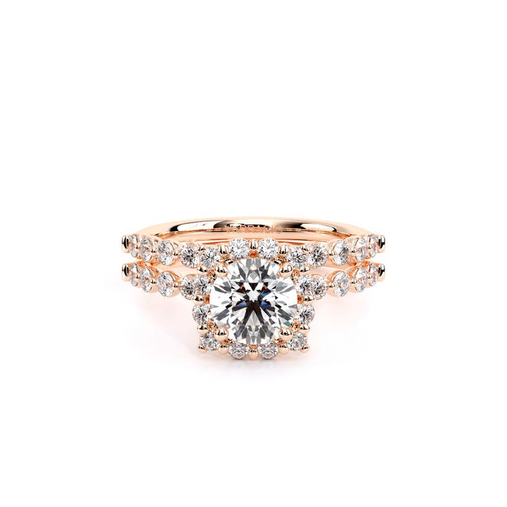 Renaissance-990CU20-14K Rose Gold Cushion