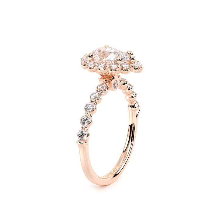 Renaissance-990PS20-14K Rose Gold Pear