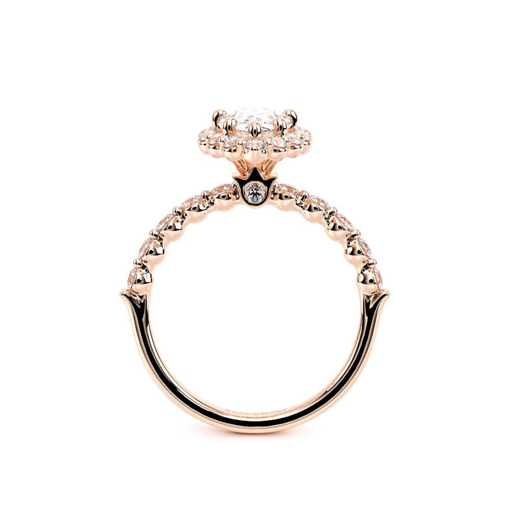 Renaissance-990PS20-14K Rose Gold Pear
