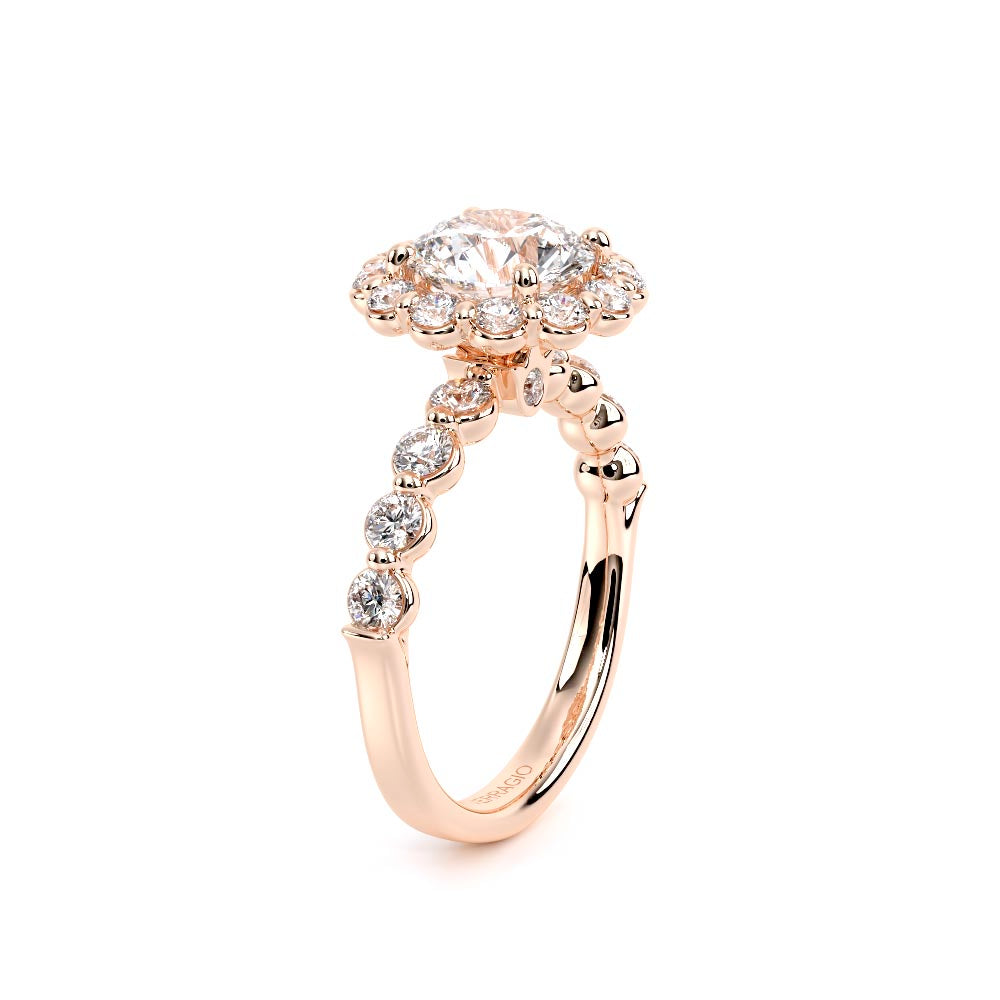 Renaissance-990R25-14K Rose Gold Round