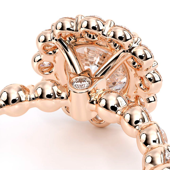 Renaissance-990R25-14K Rose Gold Round