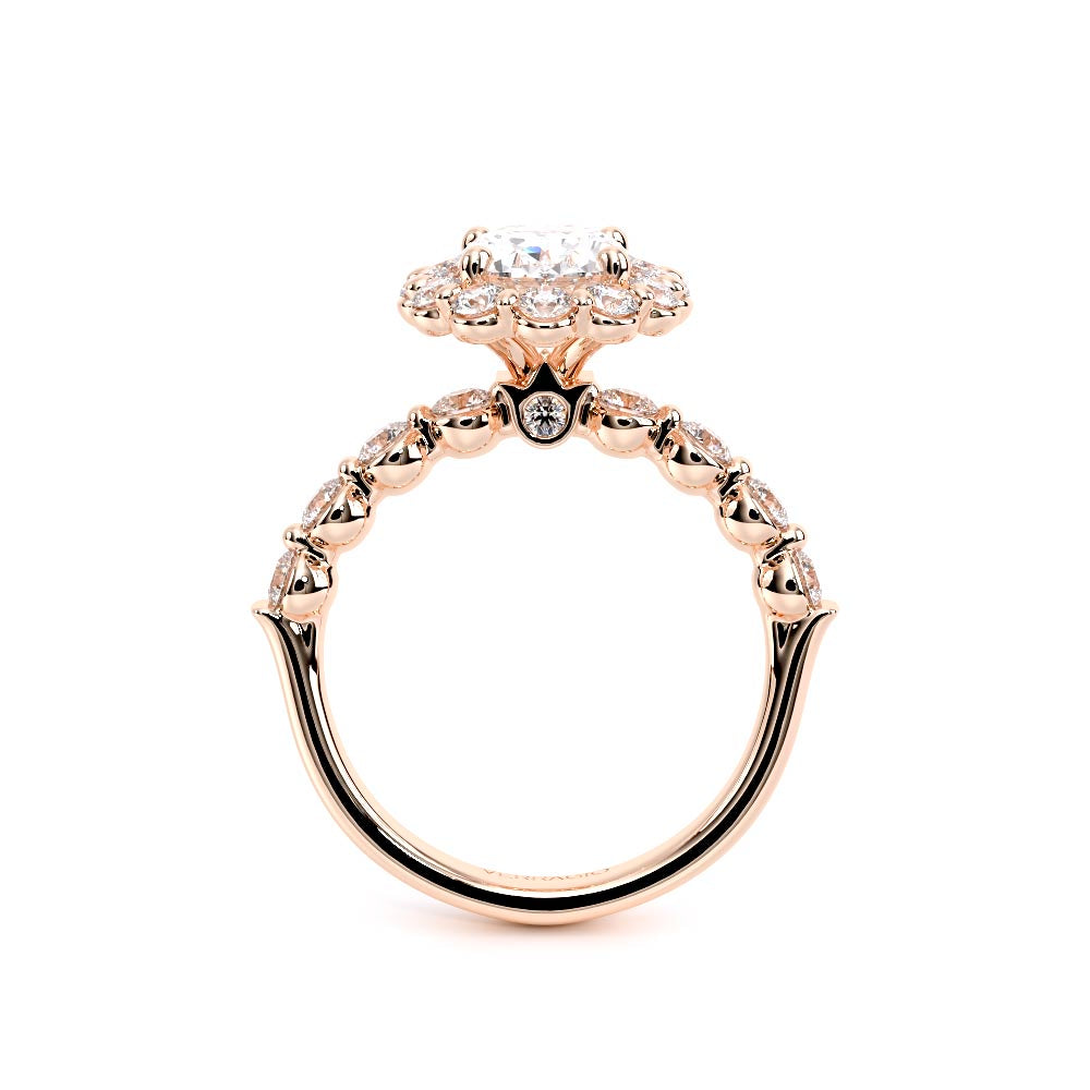 Renaissance-990OV25-14K Rose Gold Oval