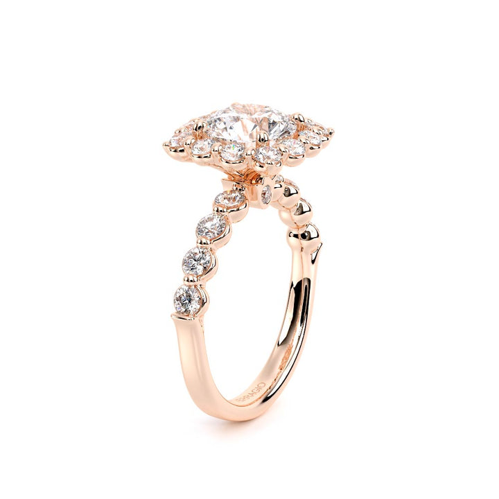 Renaissance-990CU25-18K Rose Gold Cushion