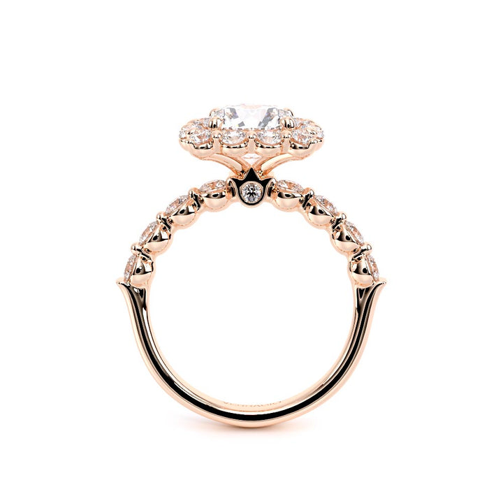 Renaissance-990CU25-14K Rose Gold Cushion