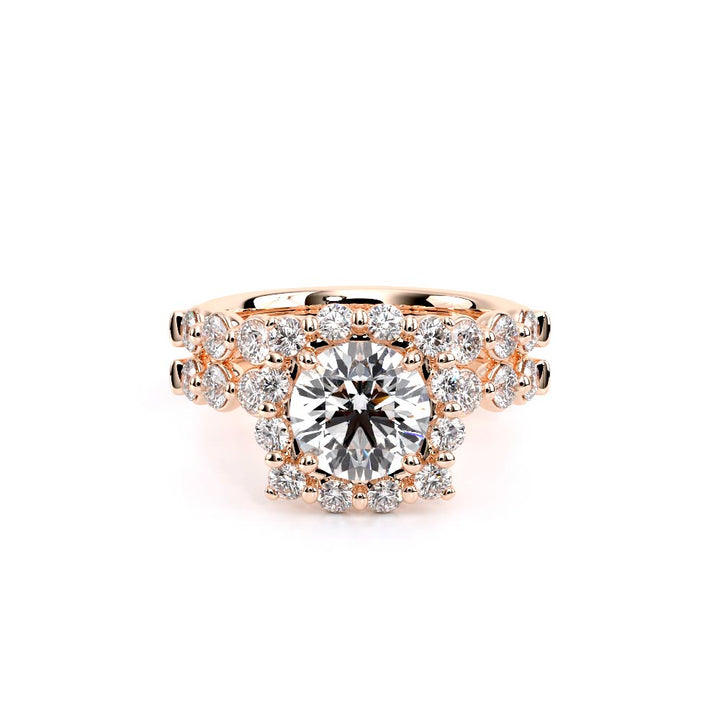 Renaissance-990CU25-14K Rose Gold Cushion