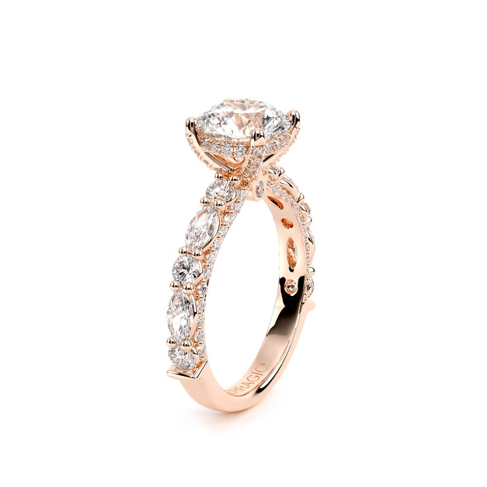 Couture-0490R25-18K Rose Gold Round