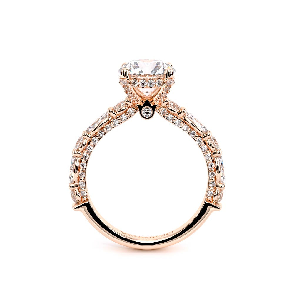 Couture-0490R25-18K Rose Gold Round