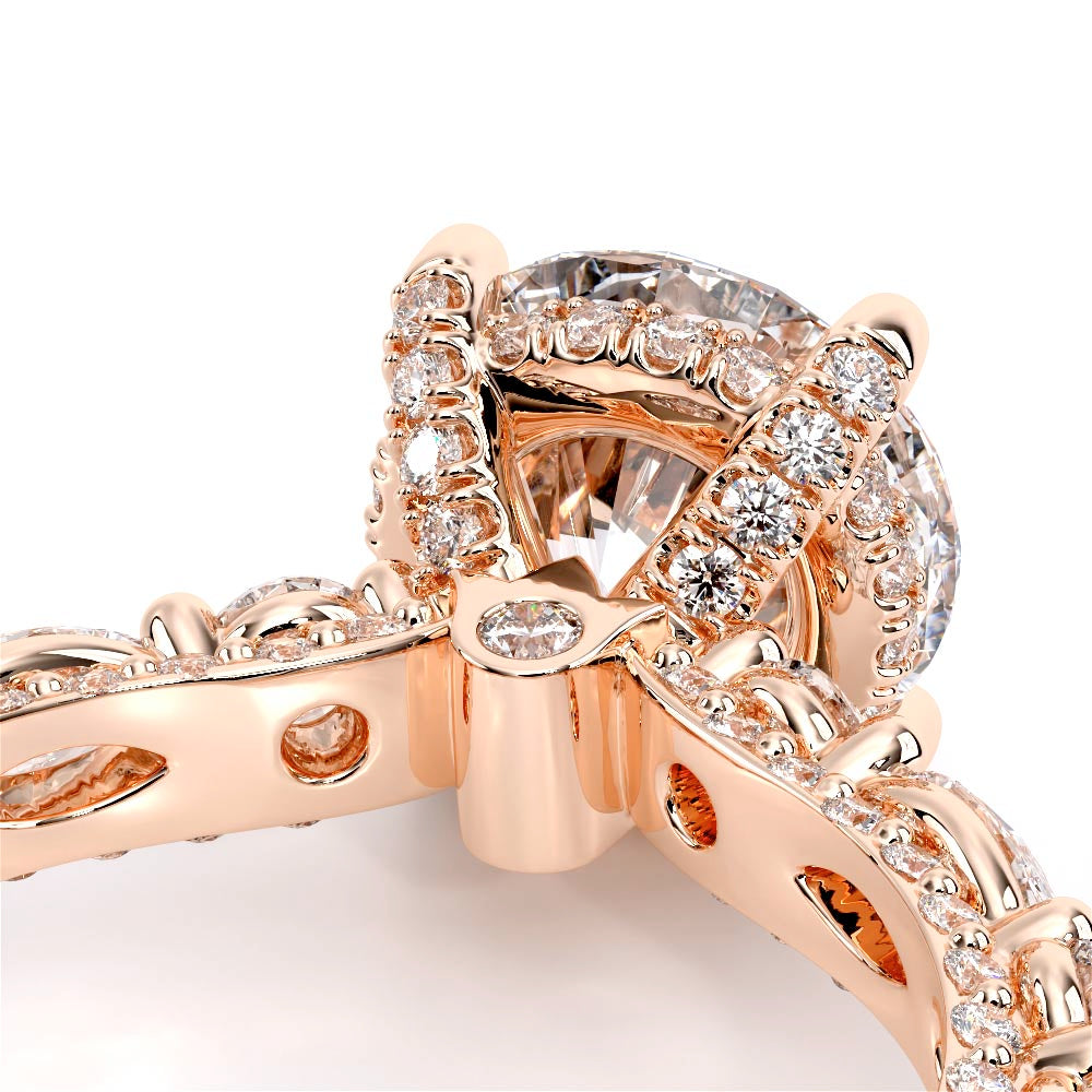 Couture-0490R25-14K Rose Gold Round
