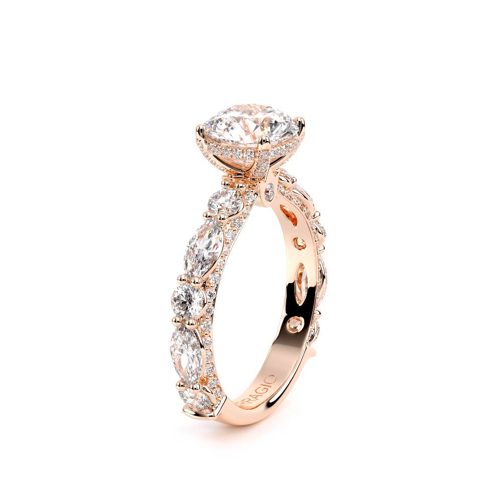 Couture-0490R30-14K Rose Gold Round