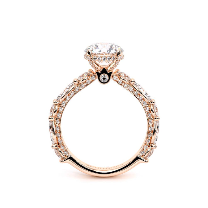 Couture-0490R30-14K Rose Gold Round