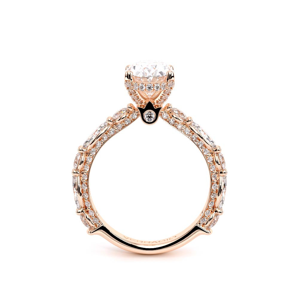 Couture-0490OV30-14K Rose Gold Oval