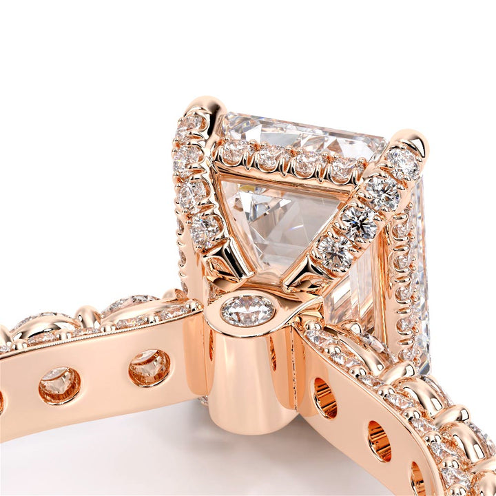 Couture-0489EM25-18K Rose Gold Emerald